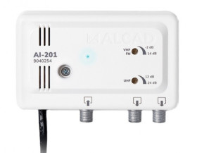 WZMACNIACZ ANTENOWY SZEROKOPASMOWY 2 WEJ