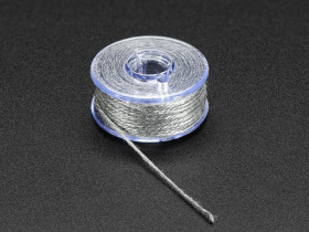 Adafruit Stainless Thin Conductive Yarn / Thick Conductive Thread - 30 ft