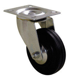 Koło samonastawne średnica kabla 65mm Płyta Guitel Hervieu 65kg wysokość całkowita 85mm