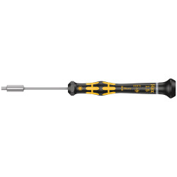Wera 05030410001 1569 ESD Kraftform Micro Nutdriver Screwdriver 1.5 x 60 mm