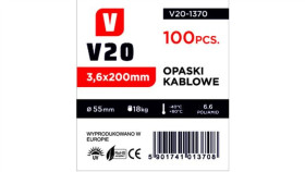 Opaski Zaciskowe 200 X 3,6Mm V20