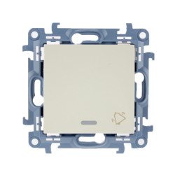 Przycisk dzwonek podświetlany kremowy CD1L.01/41 Kontakt Simon10