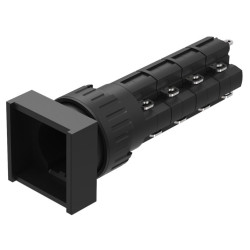 Element wykonawczy przycisku, Siłownik, do uzytku z: Urządzenia przełączające, Czarny, Utrzymane