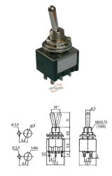 PRZEŁĄCZNIK 2-POZYCJE 9-PINÓW ON-ON KN1