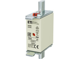 Bezpiecznik BM WT-00C/gG wkładka topikowa NH000 gG 16A/500V 004181205 ETI
