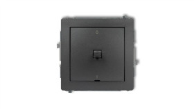 Deco Łącznik Dwubiegunowego W Stylu Amerykańskim Grafitowy 11Dwpus-9