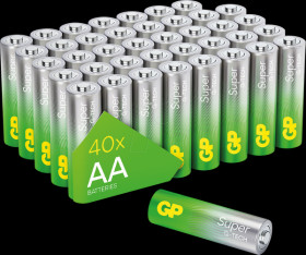 GPPCA15AS629 Super, alkaline battery, AA (Mignon), pack of 40
