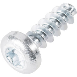 Toolcraft 88200-8 Plastic-tapping Screw 3x8mm Steel Zinc Plated 100 pieces