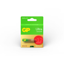 GP GPPCA24AU649 GP Ultra Alkaline AAA 12's Single hook paper box