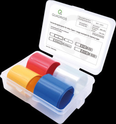 1905CA056 Akku-Schrumpfschlauch-Set 2:1, Flachmaß 30 mm, 4 teilig