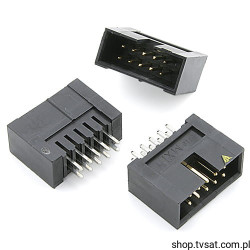 Socket-10-PIN Socket 2X5 Pin to Wire R2.54 THT MOLEX