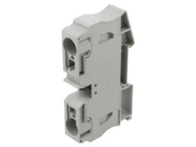 ST35 Złączka szynowa, ST, zacisk sprężynowy, szary, poliamid, tory: 1