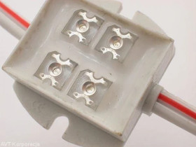 Podświetlenie 4xLED czerwony