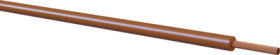 PVC-switching strand, extremely flexible, LifY, 1.0 mm², 512 x 0.05 mm, brown, outer Ø 2.6 mm, 160110002
