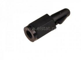 RDB6M3X6 dystans plastikowy czarny