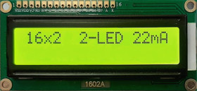 LCD-CC-1602A-YIY Y/G-E6 C