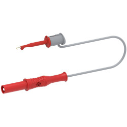 Electro PJP 6035-PRO-M10-CD1-R Test Lead 10cm Black for SMD/PCB 1pc