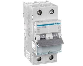 Wyłącznik nadprądowy 2P B 6A 6kA AC MBN206E