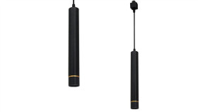 Track Pendant Black/Gold 3W Led Ml6510 Milagro