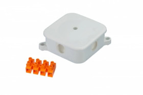 Puszka n/t hermetyczna P-2 72x72x28 4x6mm2 IP44 A.0017ZP /70szt./