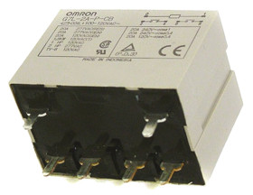Przekaźnik mocy 120V ac DPST Omron, montaż PCB Otwór przezierny