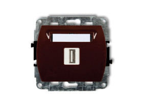 TREND Gniazdo USB-AA 3.0 brązowy 4GUSB-5 KARLIK