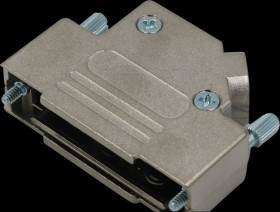 MHD45ZK25-K D-Sub cap, 25-pin, angled, silver, size B