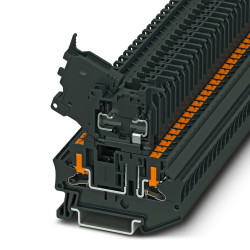 Złączka szynowa bezpiecznikowa Phoenix Contact poziomy: Pojedynczy 20 → 6AWGWciskane PTV 10A 250 V