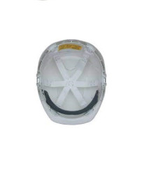 Zespół uchwytu opaski na głowę, PVC / Szczotkowany nylon, Czarny, biały, do uzytku z: Kaski Centurion