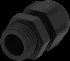 Cable gland, M16, Clamping range 4 to 8 mm, IP68, black, 1SNG601036R0000