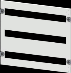 Cover for built-in installation devices, rectangular, sheet steel, (W x H x D) 600 x 450 x 10 mm, 3x24 HP, light gray, 8PQ2045-6