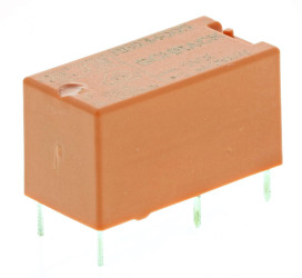 Przekaźnik mocy 5V dc SPST TE Connectivity 200mW, montaż PCB 125Ω Otwór przezierny