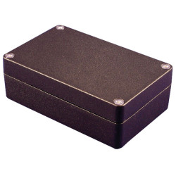 Hammond 1550Z107BK Diecast Enclosure (Thick Wall, 125 x 80 x 41mm) Black