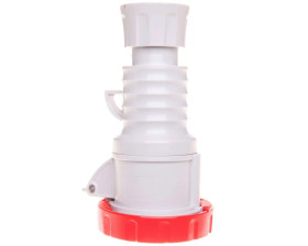 Gniazdo przenośne 5P 32A 400V czerwone IP66/IP67/IP68/IP69 6H IEC 309 HP GW62042H /opak. 15/