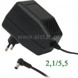 ZS 12V 0,5A (-) zasilacz stab, wtyk 5,5/2,1