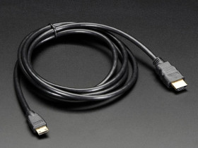 Adafruit Mini HDMI to HDMI Cable - 5 feet