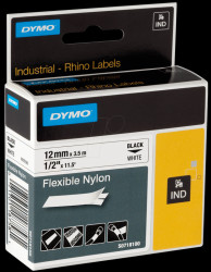 18488 DYMO IND nylon, 12 mm, black/white