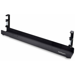 StarTech.com CALB-DESK-CABLE-TRAY Under Desk Cable Management Tray, Length Adju