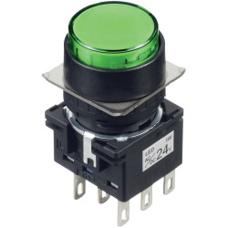 IDEC LB6L-M1T64G LB6L Illuminated Push Button 250V 5A &#xD8;22mm IP65