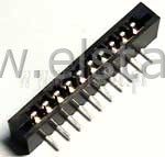 NZIFFB 10R złącze taśmy FFC - 0.25 kątowe 10pin