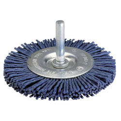 Wolfcraft 2726000 Nylon Wheel Brush Fine &#xF8; 75mm