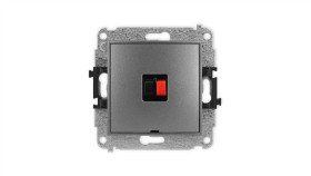 Icon Mechanizm Gniazda Głośnikowego Pojedynczego, Bez Pola Opisowego...