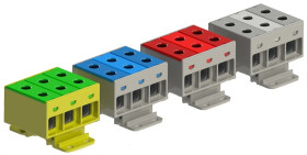 Złączka szynowa 3-torowa 50mm2 szara ZGX 3x50 szara wer2 ENE-00206