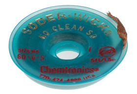 Taśma rozlutuwująca, No Clean, dł. 1.5m, szer. 5.3mm, Chemtronics