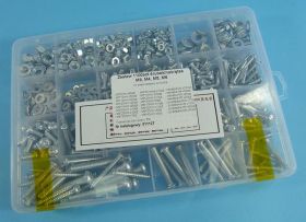 ZESTAW ŚRUB,NAKRĘTEK M3/M4/M5/M6 1100szt