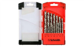 Wiertła Do Metalu Stali Hss 19Szt Wiertło 1-10Mm Zestaw Wierteł Schmith