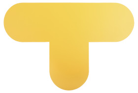 Tablica ostrzegawcza, kolor: Żółty, materiał PVC Ogólne niebezpieczeństwo Znak podłogowy