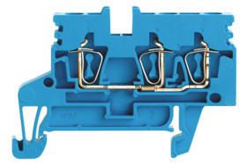 Blok zacisków przelotowych Weidmuller poziomy: PojedynczyZacisk Z raster: 5.1mm 24A 800 V