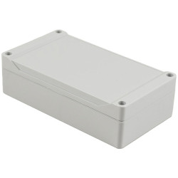 Hammond 1555JLGY Watertight ABS Enclosure, Styled Lid 160 x 90 x 45, Grey