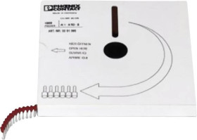 Phoenix Contact 3201550 Końcówka rurkowa AI 2,5 - 8 GY-B, z częściową izolacją , 2.5 mm² x 8 mm, 500 szt.